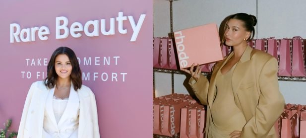 Hailey Bieber evita comparação com Selena Gomez e Rare Beauty em entrevista sobre expansão da Rhode - Imagem do artigo original