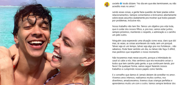 Sem aliança, Júlio Cocielo faz primeira aparição pública após separar-se de Tata Estaniecki - Imagem do artigo original