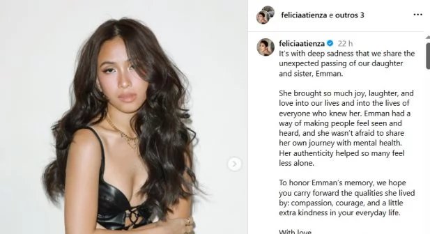 Influenciadora Emman Atienza, sucesso no TikTok, morre aos 19 anos em Los Angeles - Imagem do artigo