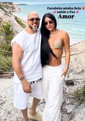 Rayane Figliuzzi explica pedido a Belo para não publicar fotos do casal antes de divórcio; cantor faz homenagem de aniversário - Imagem do artigo