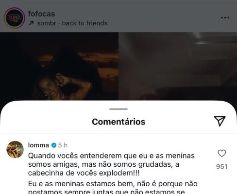 MC Loma desmente afastamento das Gêmeas Lacração e diz que amizade segue intacta - Imagem do artigo